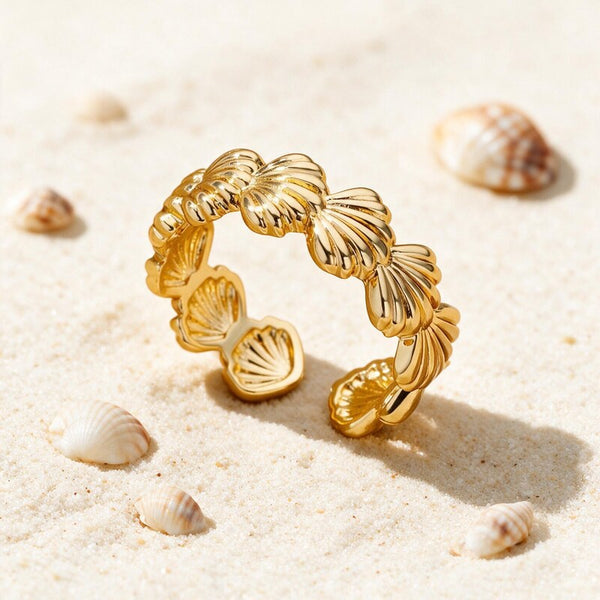 Bague Coquillage Coquille Saint-Jacques - Galice