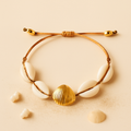 Bracelet Coquillage Cauri Bivalve - Galet