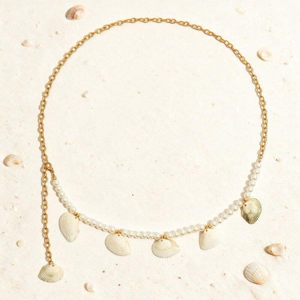 Bijoux de Corps Coquillage Chaîne de Ventre Spirale