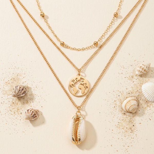 Collier Multirang Coquillage