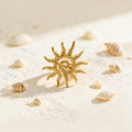Bague Coquillage Spirale Doré - Soléa