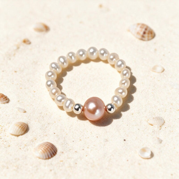 Bague Coquillage Perle