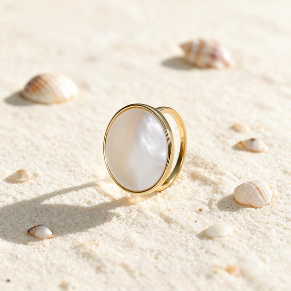 Bague Ronde Nacre