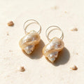 Boucle d'Oreille Coquillage Acier Inoxydable - Aréthuse