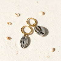 Boucle D'oreille Coquillage Argent
