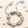 Bracelet Coquillage Cauri Gris - Iona