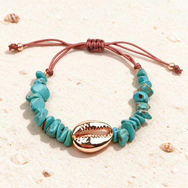 Bracelet Cauri Turquoise