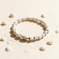 Bracelet Cheville Coquillage Blanc - Deauville