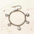 Chaine de Cheville Coquillage Argent - Maree