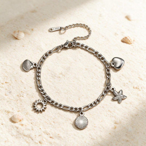 Bracelet Cheville Perle Coquillage