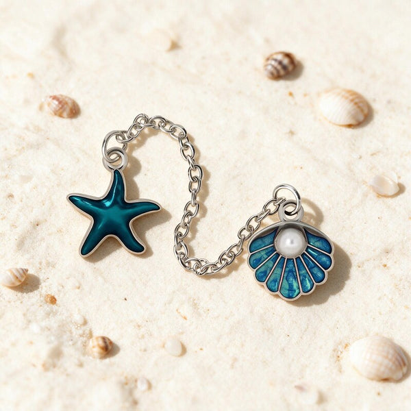 Broche Étoile de Mer Argent