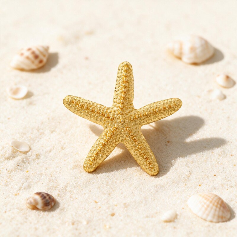 Broche Coquillage Doré - Chenal