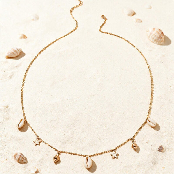 Bijoux de Corps Coquillage Chaîne de Ventre Étoile