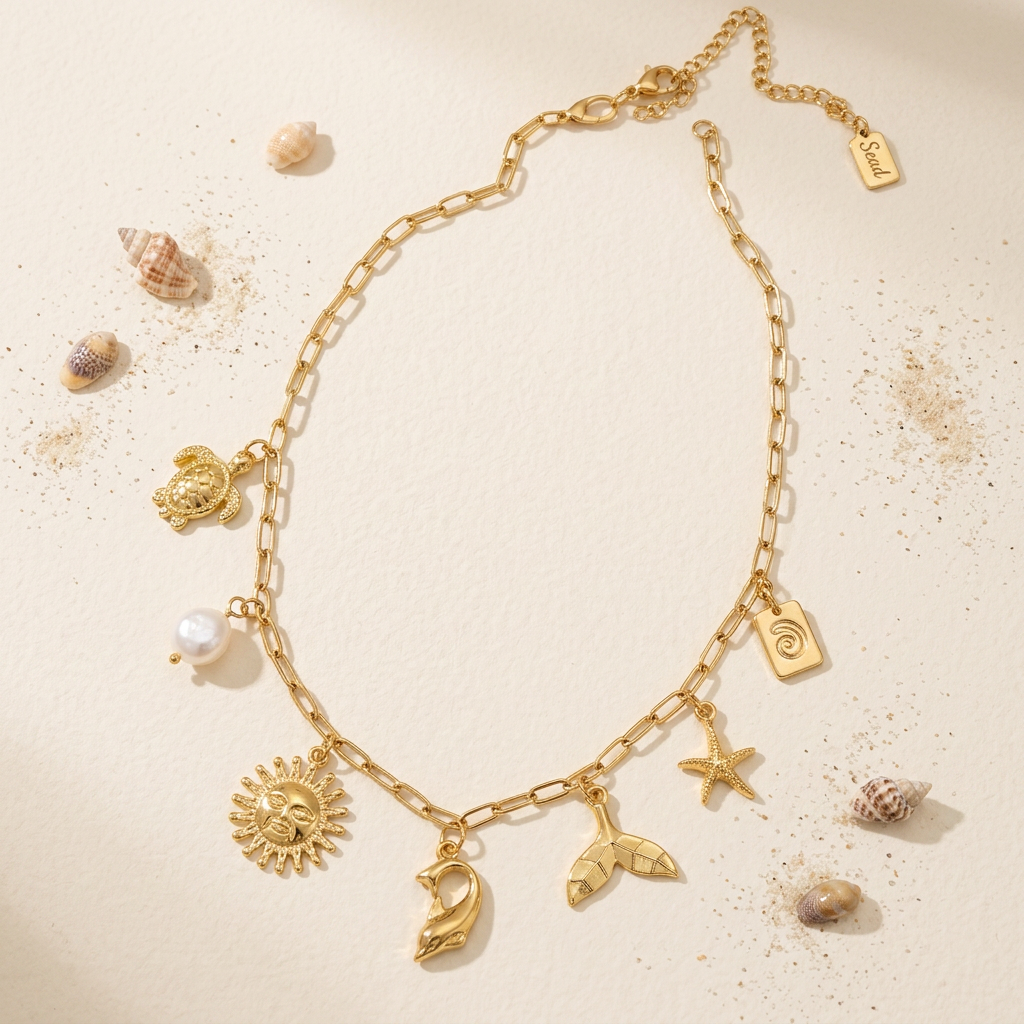 Collier Étoile de Mer Perle