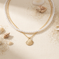 Collier Nacre Blanc - Vénus