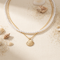 Collier Nacre Blanc