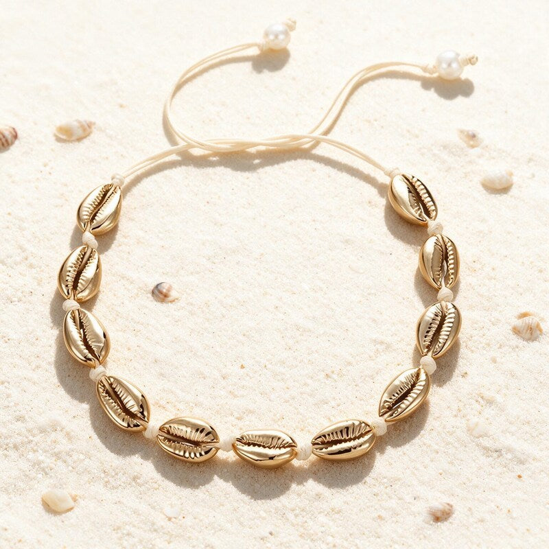 Collier Coquillage avec Perle - Vahiné