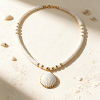 Collier Coquillage Coquille Saint-Jacques