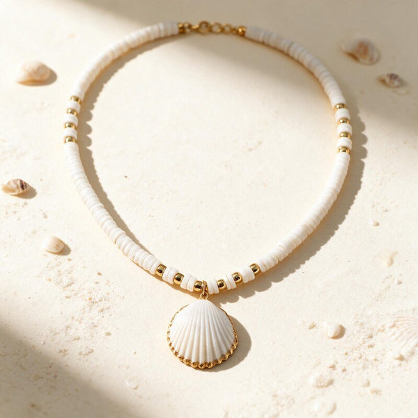 Collier Coquillage Coquille Saint-Jacques