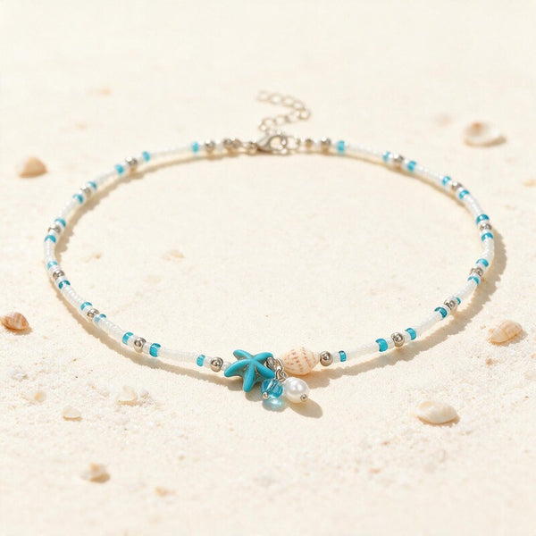 Collier Coquillage Étoile de Mer Femme
