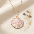 Pendentif Nacre Blanc - Rosalie