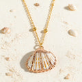 Collier Coquillage Orange - Pélagie
