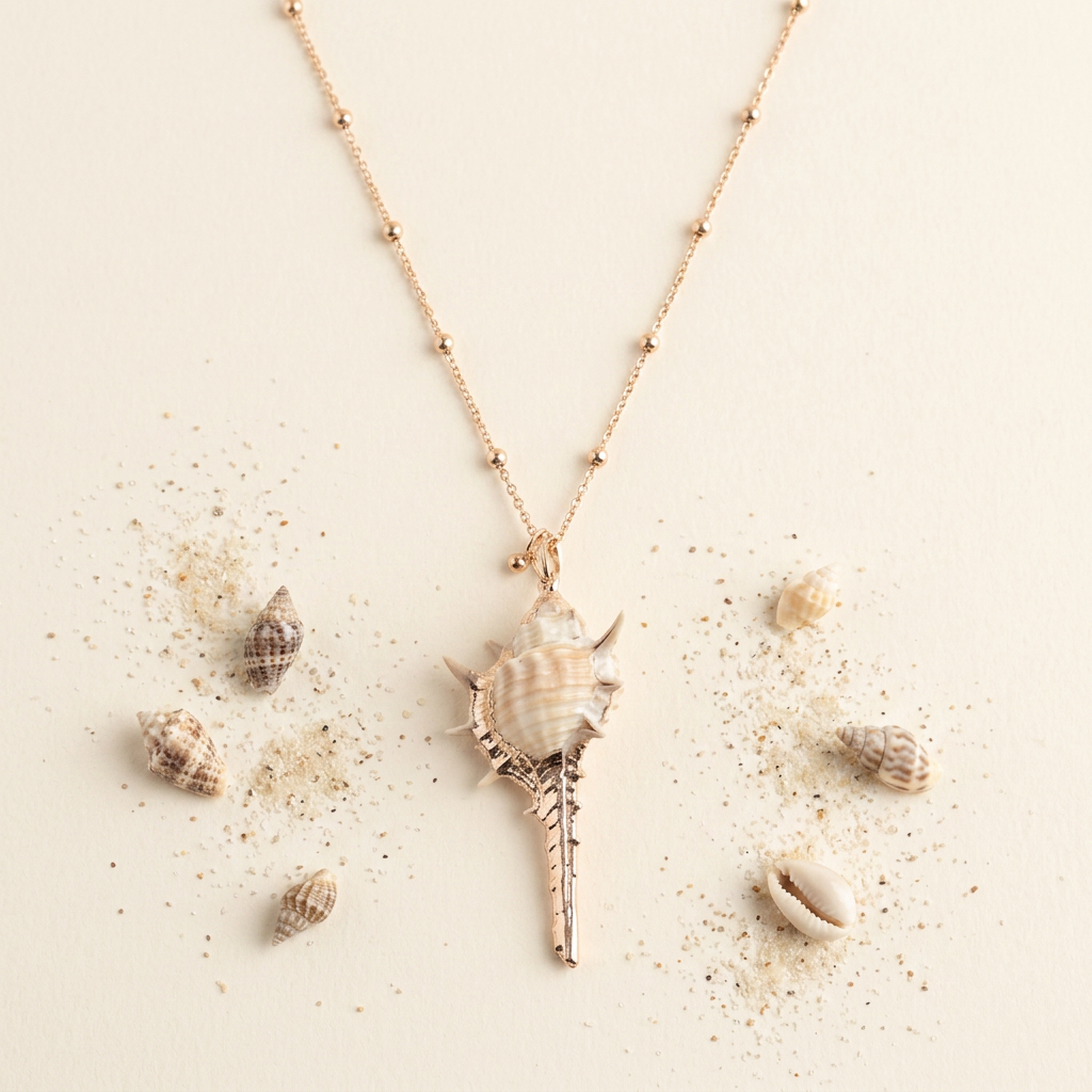 Collier Polynesien Coquillage