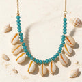 Collier Coquillage Turquoise - Caraïbe