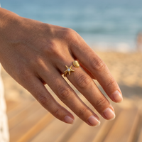 Bague Doré Mer de Étoile