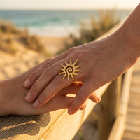 Bague Coquillage Or