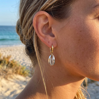 Boucles d'Oreilles Coquillage Argent