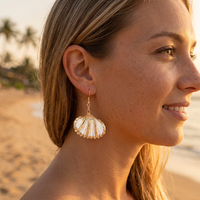 Boucles Rose Nacre d'Oreilles