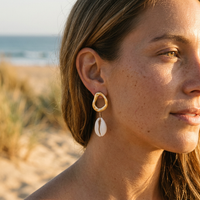 Boucle D'oreille Porcelaine