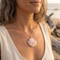 Pendentif Blanc Nacre