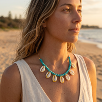 Collier Turquoise Coquillage