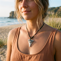 Collier Requin de Dent Coquillage
